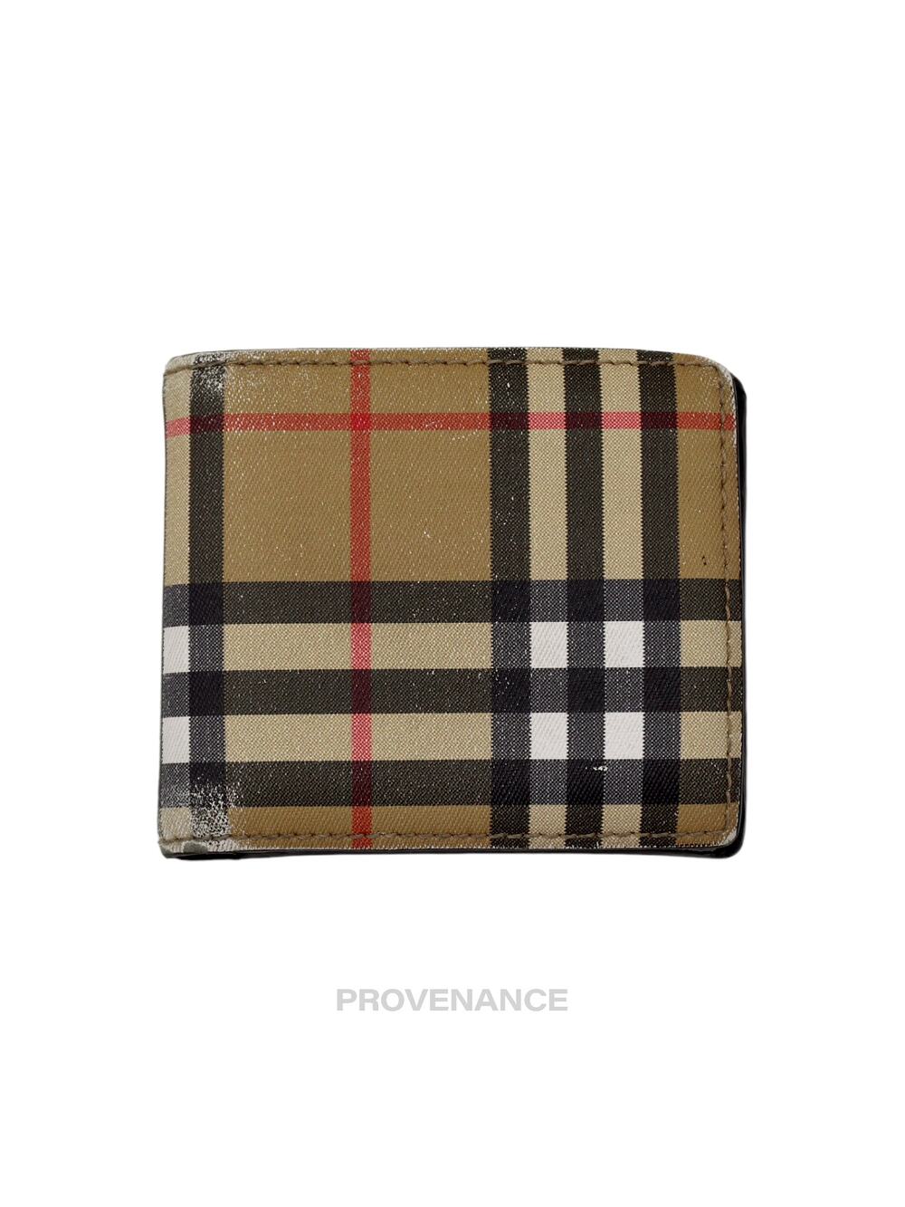 🔴 Burberry Bifold Wallet - Nova Check